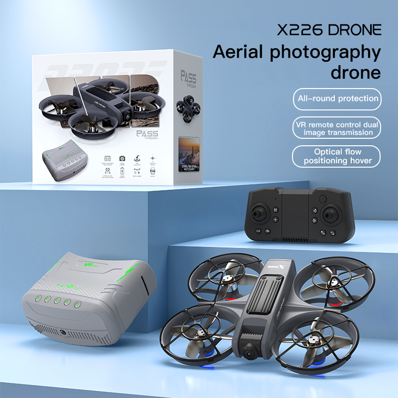 X226 VR FPV Drone 4K HD Dual C - Fpv Brushless Rc Drone 4K recension och pris