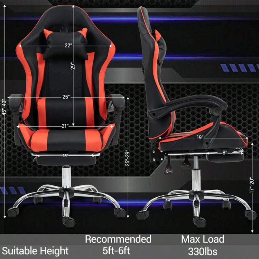 Gaming Chair With Massage Lumb - Video Games recension och pris