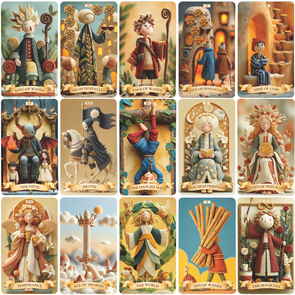 78 Tarot Cards Set, 13x8 Cm Th - Tarot Cards Deck With Guidebook recension och pris