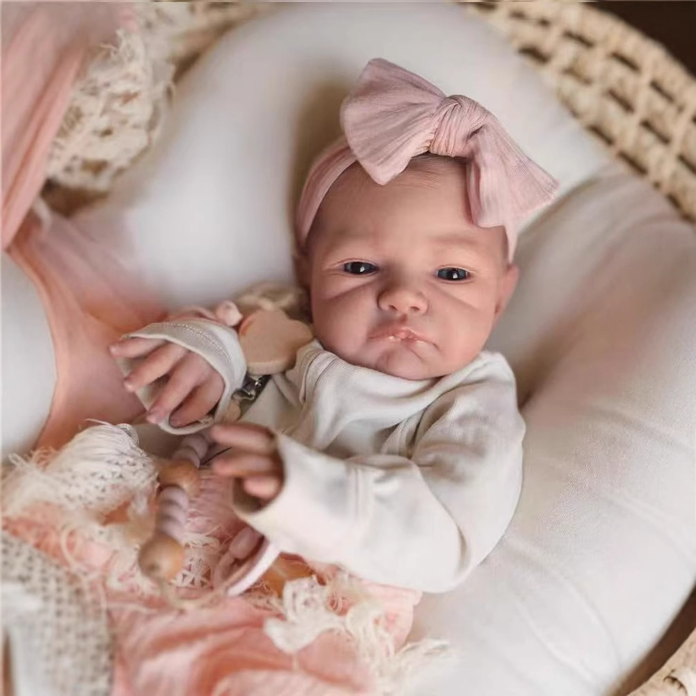 48CM Reborn Silicone Dolls Aug - Reborn Baby Doll Silicone Realistic recension och pris