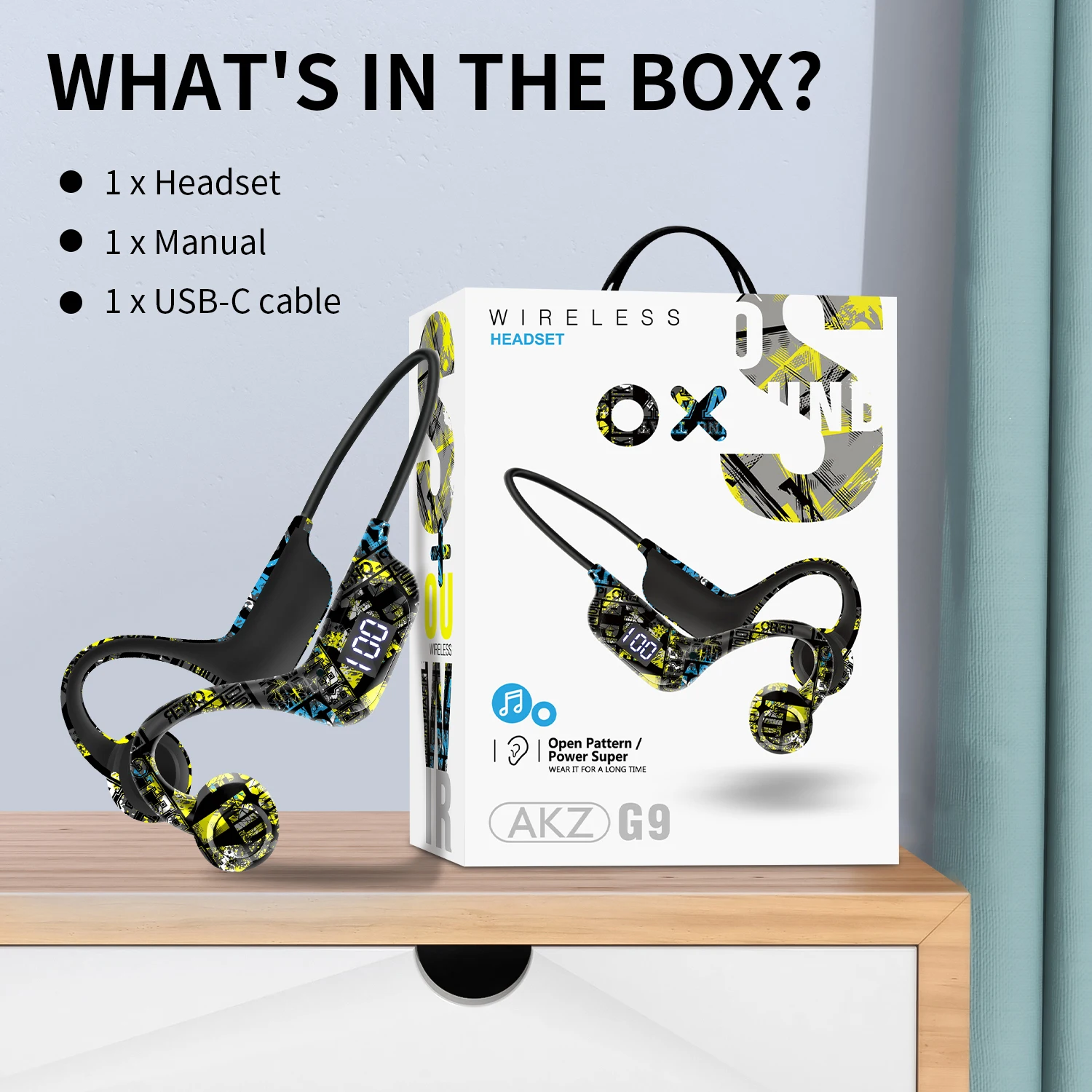 QCY Type-c Playback Bone Condu - Video Games recension och pris