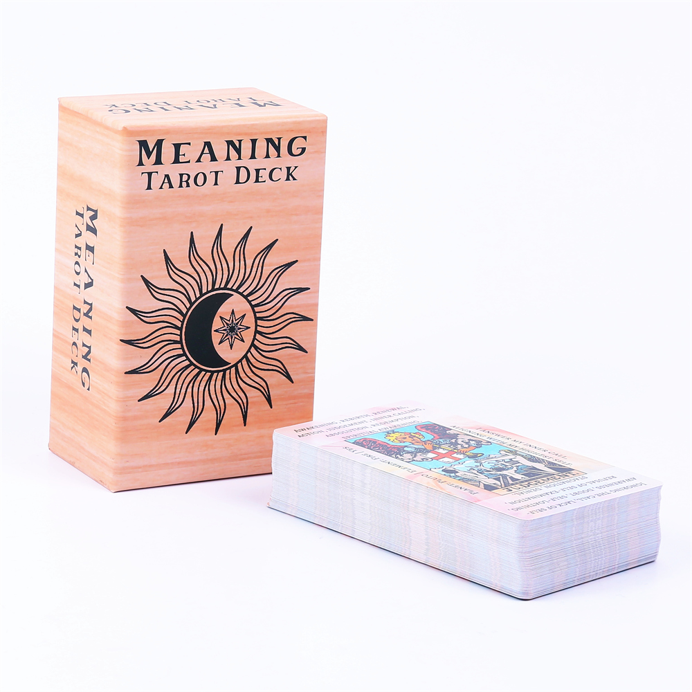 12*7cm Meaning Tarot Deck In S - Tarot Cards Deck With Guidebook recension och pris
