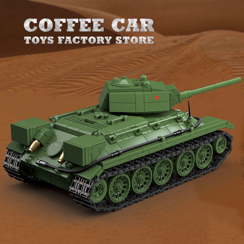 M4A3 Medium Tank Building Bloc - Lego Compatible Military Tank recension och pris