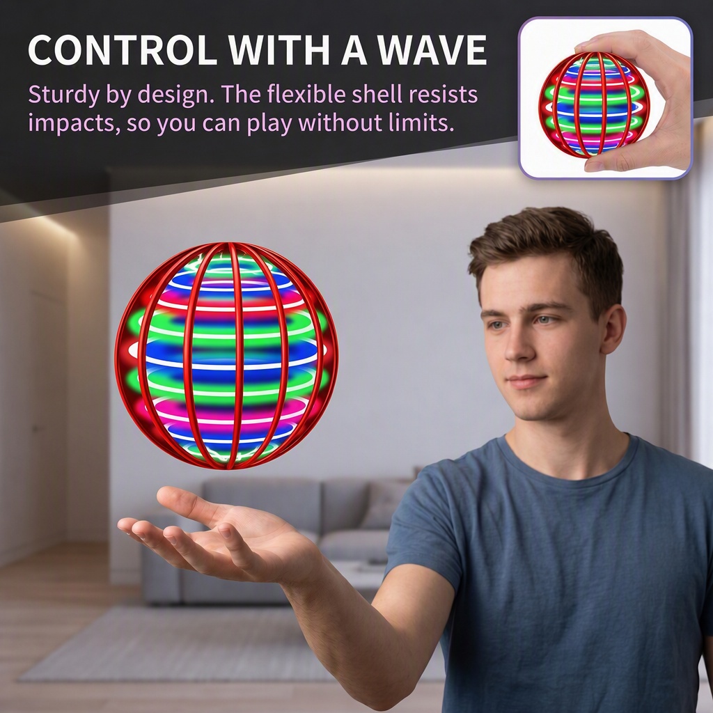 Magic Flying Spinner Ball Cont - Stem Solar Robot Kit For Kids recension och pris