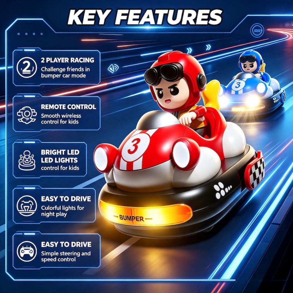 Two-Player Battle Cartoon Remo - Remote Control Toys recension och pris